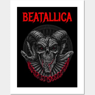 BEATALLICA BAND MERCHANDISE Posters and Art